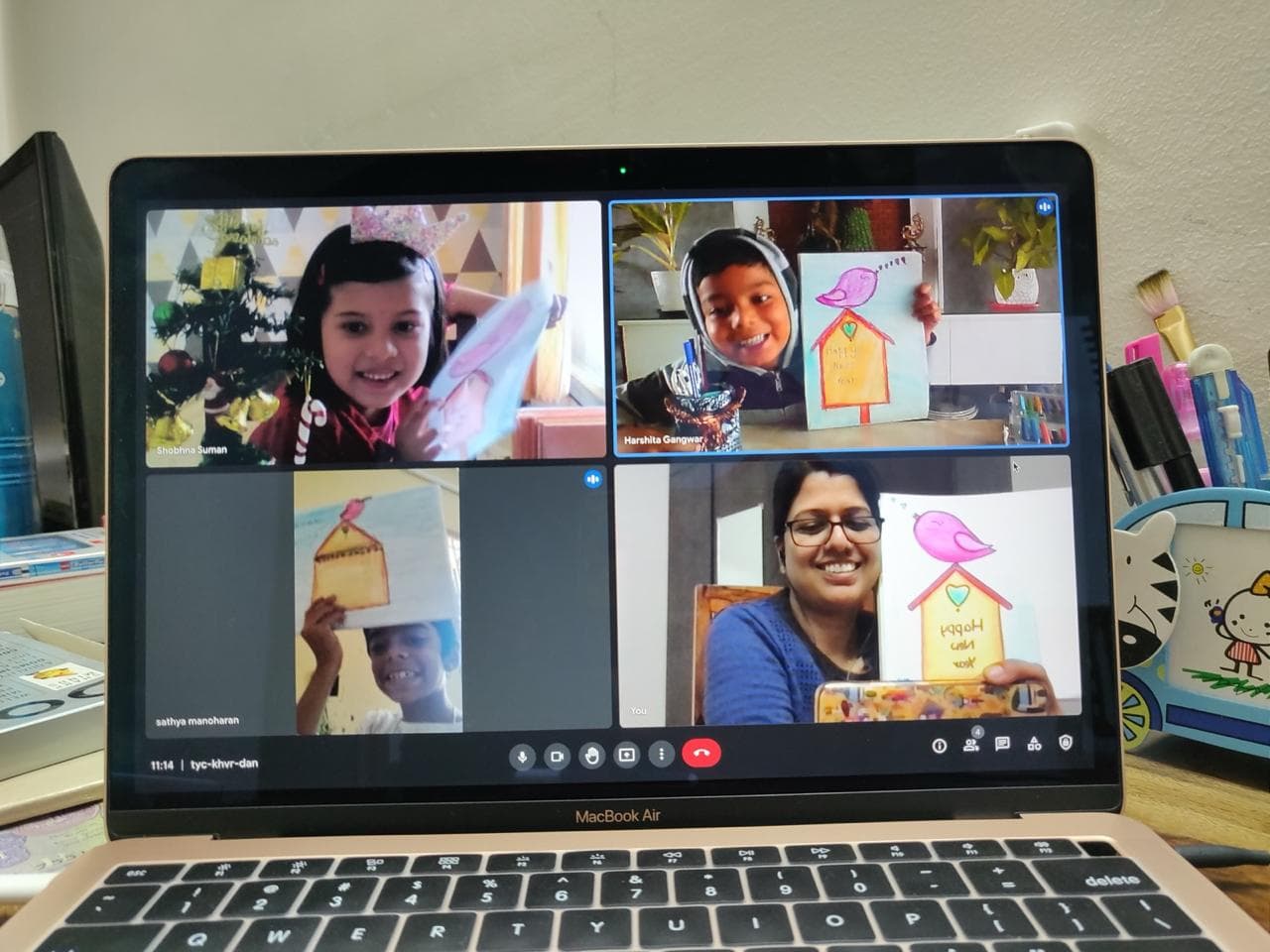 Teaching session 2 - Shilp's Art class