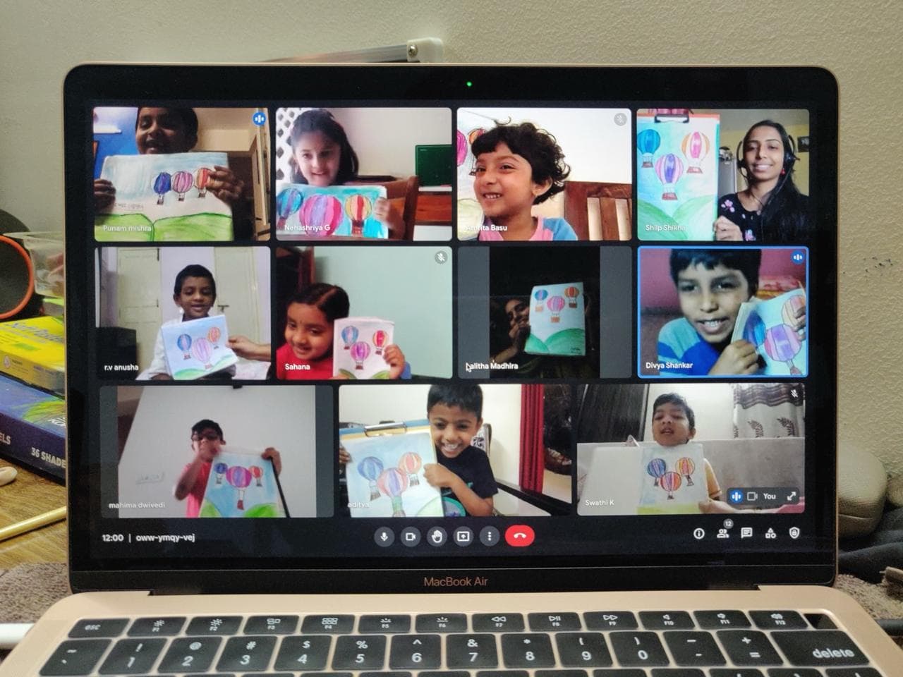 Teaching session 5 - Shilp's Art class