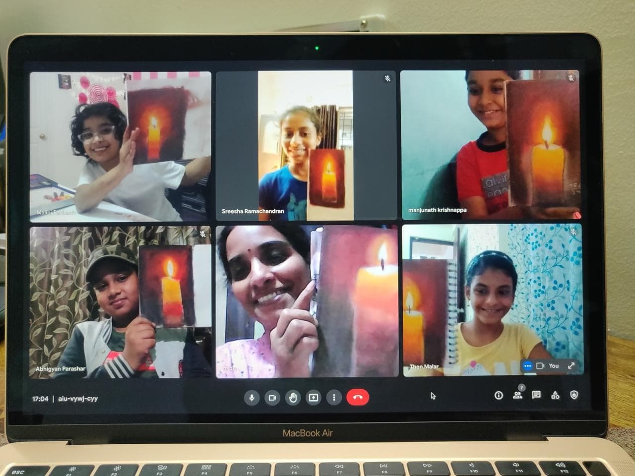 Teaching session 6 - Shilp's Art class